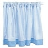 Seed Sprout Basics Gingham Window Valance, Blue