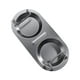 thumbnail image 4 of Soporte para cucharas, soporte para cucharones, soporte vertical de acero inoxidable, portátil, ahorrador de espacio, organizador para utensilios de Gris, 4 of 10
