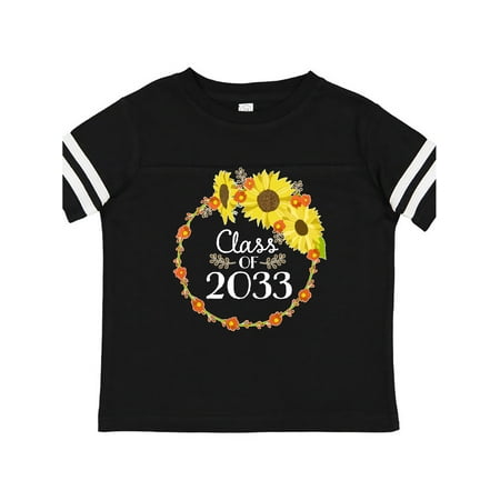 

Inktastic Class of 2033 Sunflower Wreath Gift Toddler Boy or Toddler Girl T-Shirt