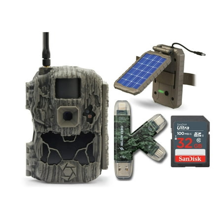 Stealth Cam DS4K Transmit Cellular with Solar Power Panel and 32GB SD Card