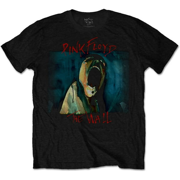 Men's Pink Floyd The Wall Scream Slim Fit T-shirt Small Black