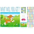 thumbnail image 3 of Juego de fiesta Morcheiong con la cola del perro con 48 pegatinas, 3 of 7
