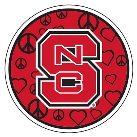 

North Carolina State Magnet (PEACE LOVE S NC MAGNET (5 ) 5 in)