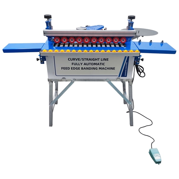 Automatic Curve Straight Edge Banding Machine Double-Sided Gluing Woodworking Edge Bander 110V Automatic Strip Break