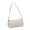 White, variant on Shoulder Bag for Women Trendy Evening Clutches Purse Pu Leather Under the Arm Purses Hoboes Toted Handbag with Zipper