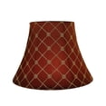 thumbnail image 3 of Aspen Creative 30221, Transitional Bell Shaped Spider Construction Lamp Shade in Brown, 13" wide (7" x 13" x 9 1/2"), 3 of 5