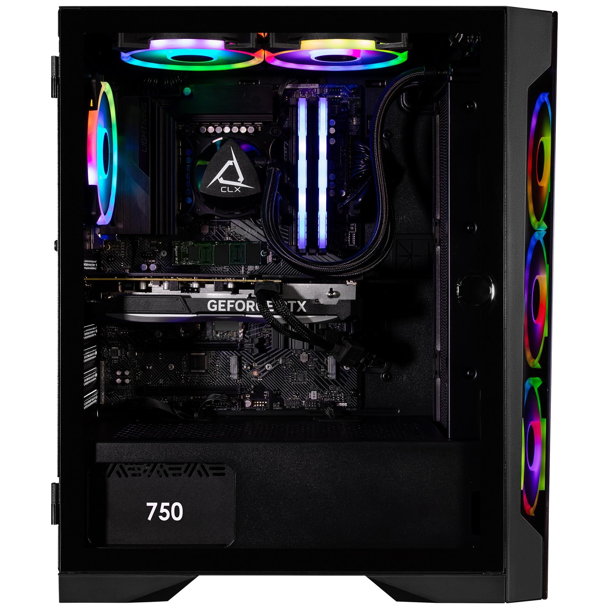 CLX SET Gaming PC Intel Core i9 14900KF, 32GB DDR5, GeForce RTX 4070 SUPER, 1TB SSD, 4TB HDD, Windows 11 Home