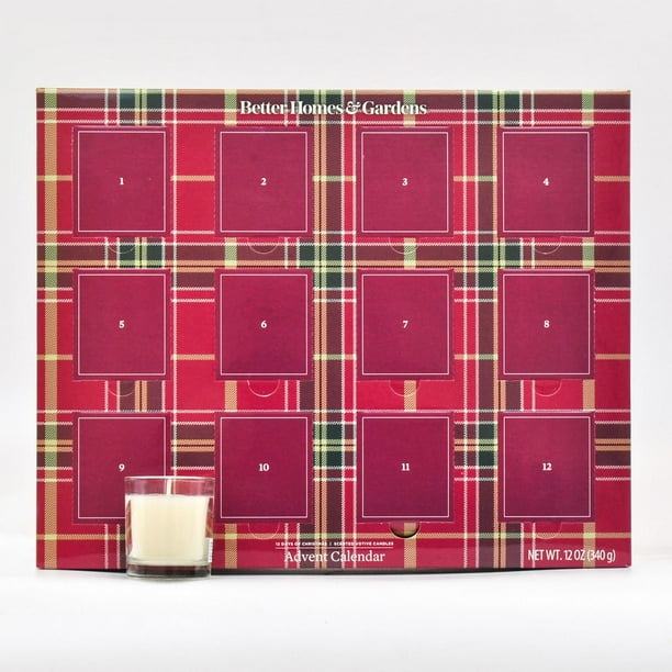 Better Homes & Gardens 12Day Scented candle Advent Calendar Set