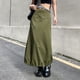 thumbnail image 5 of Faldas Para Mujer Falda Larga Vestido de Empalme Con Reborde Falda Cordón Elástico en El Vestido Inferior Odeerbi  ODB137727, 5 of 9