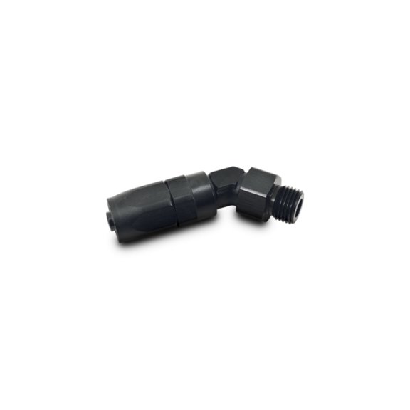 Vibrant Performance 24409 VIB24409 MALE -10AN 45 DEGREE HOSE END FITTING; THREAD: 1-1/6-12 THREAD (12)