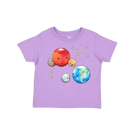 

Inktastic Planetary Playdate Cute Earth Mars and Moons Gift Toddler Boy or Toddler Girl T-Shirt