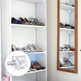 thumbnail image 2 of Shelf Pegs, Clear Plastic Shelf Holder Bracket Pin, Easy Installation with Wide Application Furniture, Transparent PVC Shelf Supports, Sturdy Support for Cabinets, Closets, Bookshelves (Pack of 20), 2 of 7