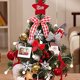 thumbnail image 3 of Adornos únicos para árboles de Navidad Inteprter Kits de decoración para fiestas color rojo, 3 of 6