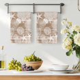 thumbnail image 3 of Brown Coastal Kitchen Towels Set of 1, Nautical Starfish Coral Jellyfish Shell Sea Absorbent Dish Towels for Kitchen, Microfiber Hand Towel, Quick Drying Tea Towel for Cleaning Decorative Dishcloths, 3 of 7