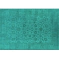 thumbnail image 1 of Ahgly Company Indoor Rectangle Oriental Turquoise Blue Industrial Area Rugs, 5' x 7', 1 of 4