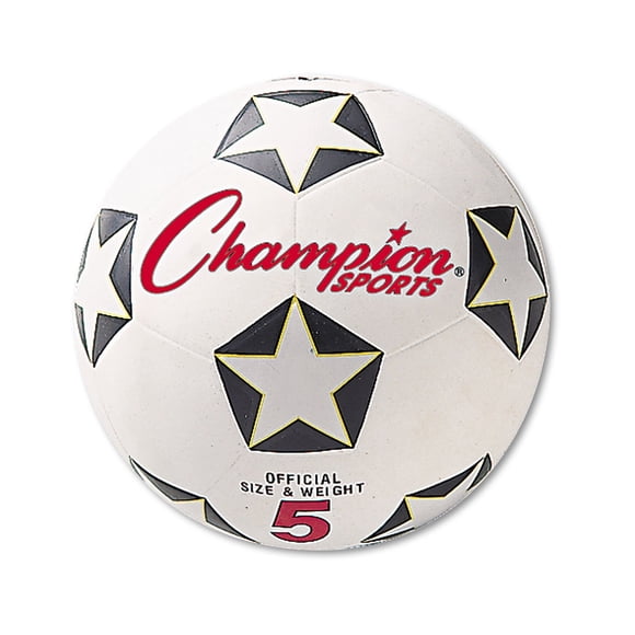 Pelota de Fútbol Champion Sports Talla 5 con Cubierta de Goma