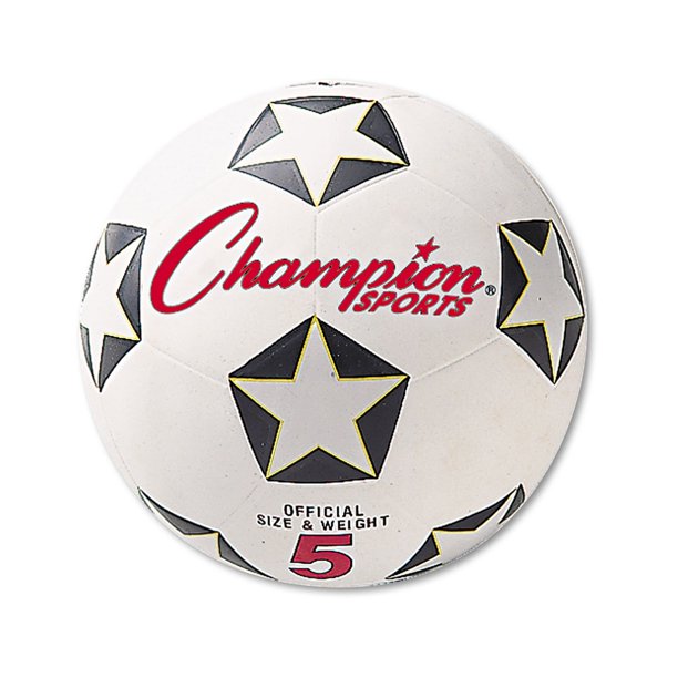 Pelota de Fútbol Champion Sports Talla 5 con Cubierta de Goma