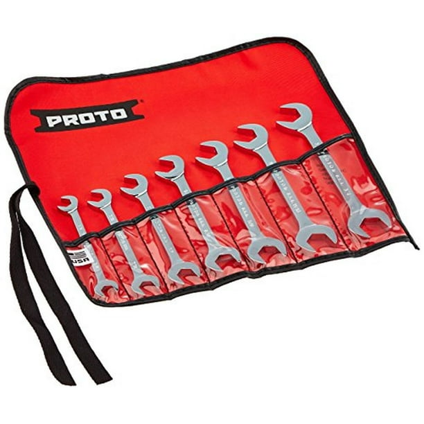 PROTO Open End Wrench Set,15/60Deg,3/83/4,7P J3100A