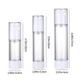 Leak Proof Refillable Airless Bottle Empty Vacuum Lotion Bottles Clear ...