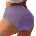 thumbnail image 3 of Panties for Women,Fashion Low Waist Striped Briefs for Women Soft Lace Trim Comfortable Underwear Everyday Wear,Womens Underwear,Purple,S, 3 of 6