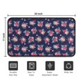 thumbnail image 5 of Pioneer Flower Floral Print Pattern Non Slip Washable Indoor Door Mat, Decorative Entry Rug for Entrance Bedroom Kitchen Bathroom, 30"x17", 5 of 6