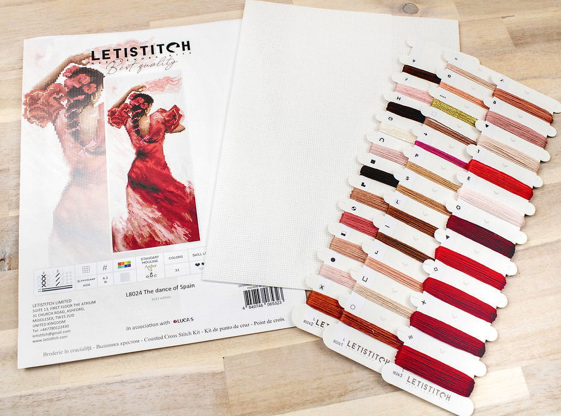 Letistitch The Dance of Spain Counted Cross-Stitch Kit