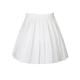 thumbnail image 4 of Falda plisada de cintura alta para mujer Falda corta con estampado de letras laterales con cremallera XBTCLXEBCO Blanco, Mediana, 4 of 6