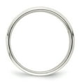 thumbnail image 2 of Auriga Fine Jewelry 925 Sterling Silver 7mm Flat with Step Edge Band for Women Size 7, 2 of 6