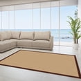 thumbnail image 2 of Linon Empire Machine Tufted Wool 8'9"x12' Rug in Sisal and Brown, 2 of 5