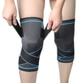thumbnail image 1 of Rodilleras deportivas para hombres, mujeres y hombres, rodilleras para correr, senderismo, trotar, voleibol, alivio del dolor de artritis en las articulaciones, paquete de 2 unidades, 2 años, 1 of 6