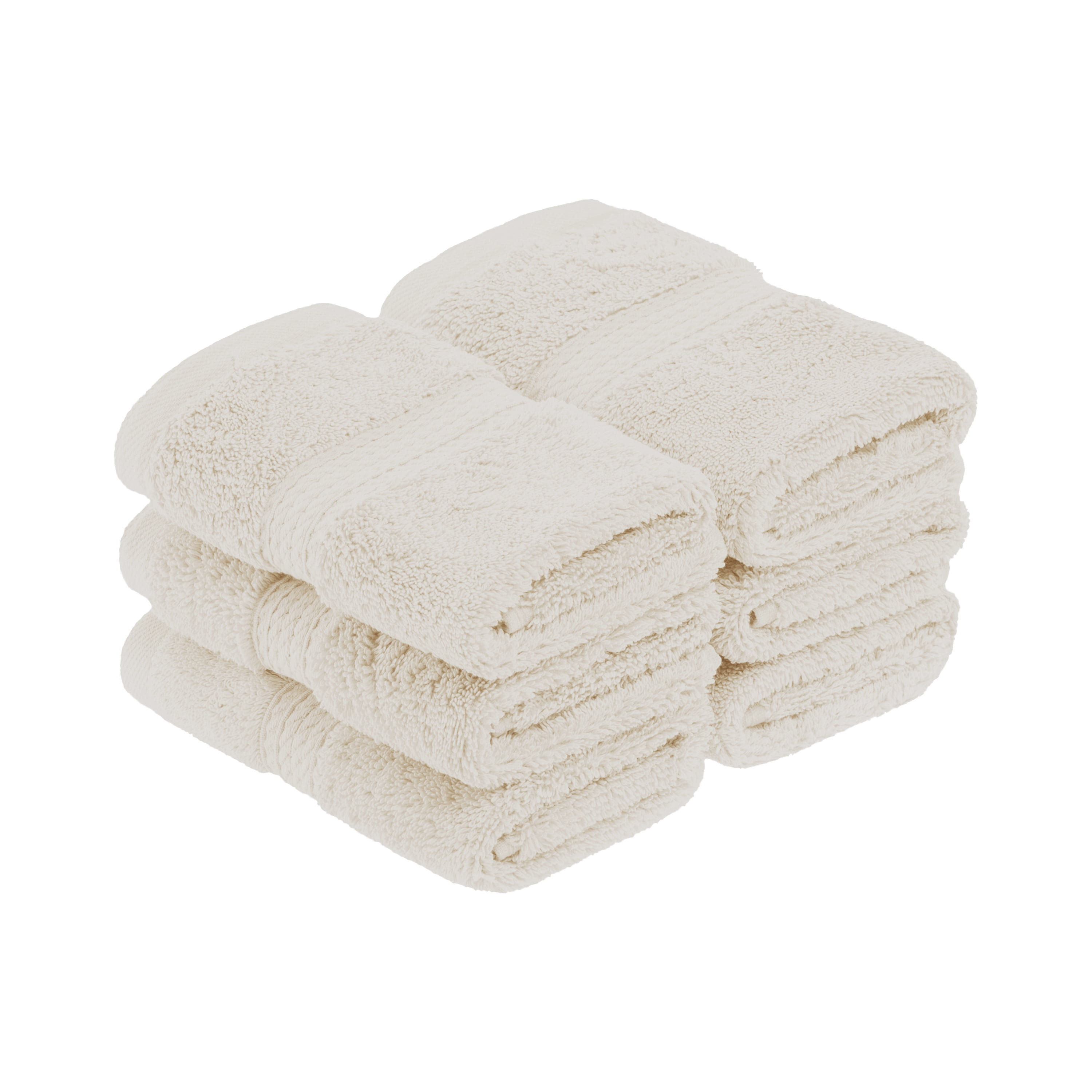 White Washcloths 6 Pack 100% Cotton 11" X 11" New  Towel Soft Cloth Color 