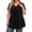 Black&11W0312, variant on Garbnen L-5XL Womens Plus Size Short Sleeve Tops Curved Hem Womens Tops V Neck Hide Belly Summer Trendy Women's Tunic Top White 5XL