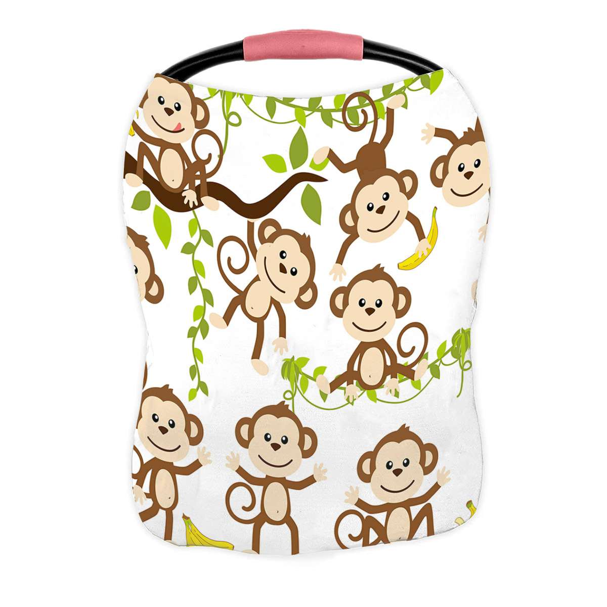ECZJNT Monkey Around Nursing Cover Baby Breastfeeding Infant Feeding Cover Baby Car Seat Cover