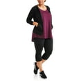 thumbnail image 2 of Terra & Sky Women's Plus Size Scoop Neck T-Shirt, 2 of 5