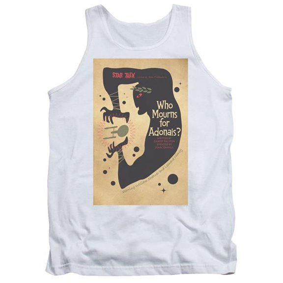 Trevco CBS1968-TK-2 Star Trek & Tos Episode 31 Adult Cotton Tank Top, White - Medium
