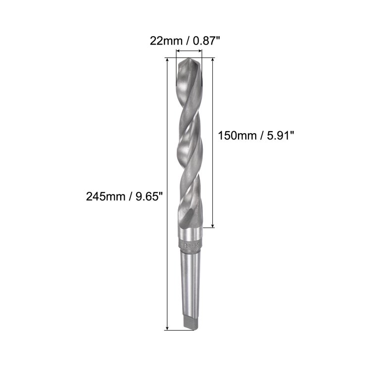 Uxcell 6542 High Speed Steel Straight Shank Twist Jobber Drill Bit Fully Ground Black Oxide Bits 5 6mm Diameter 93mm Total