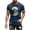 Navy, variant on Shirts for Men under $5 Short Sleeved Round Neck Casual Printed Shirt