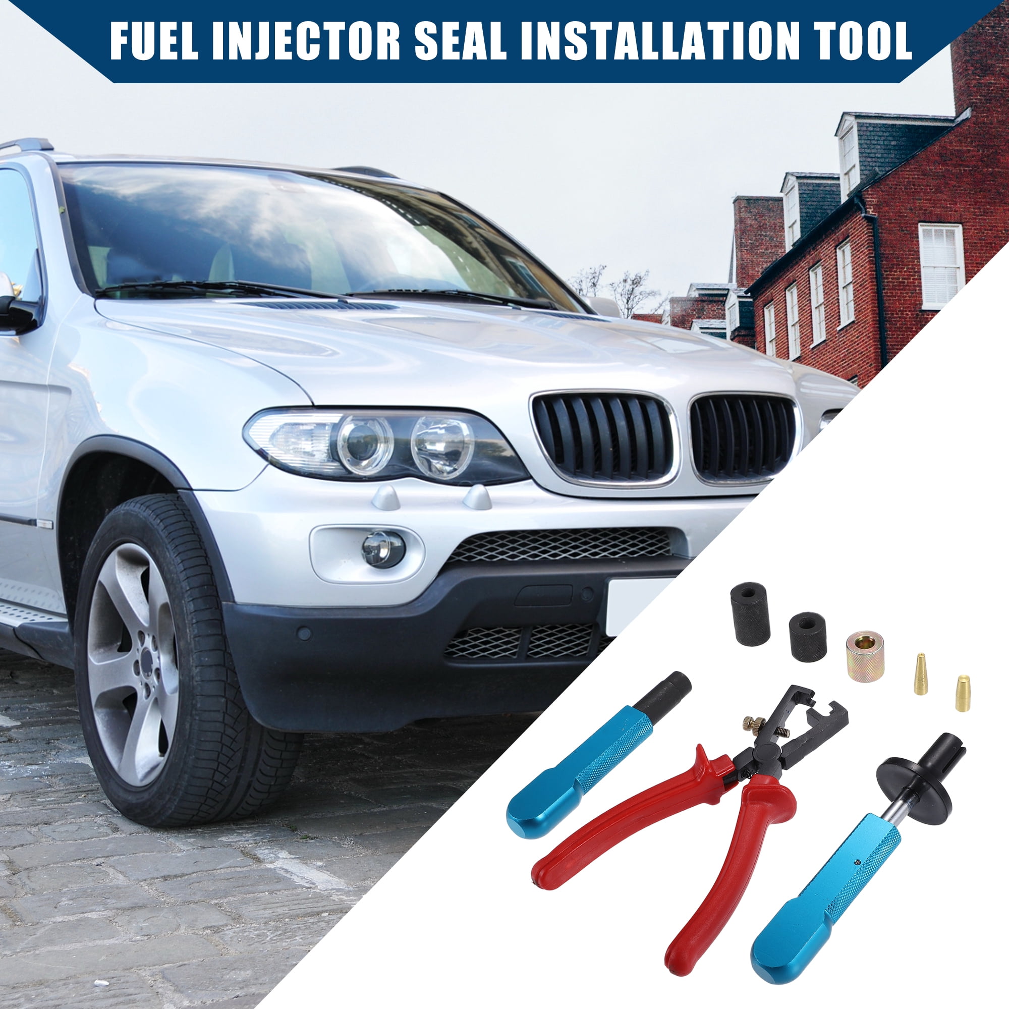 Unique Bargains Fuel Injector Seal Replacer Tool for BMW - Durable Metal - 1 Set