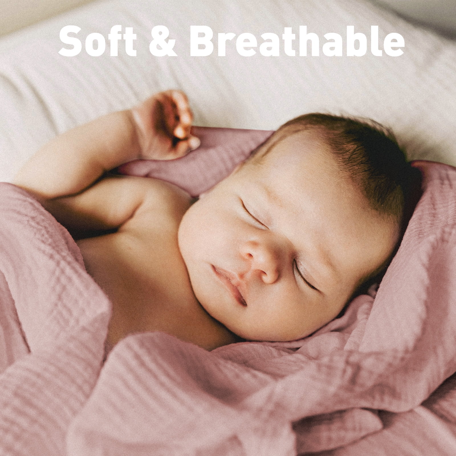 Baby Swaddle Blanket – Ultra-Soft Plush Receiving Wrap For Newborns 0-6 Months, Adjustable Velcro - View #10
