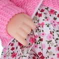 thumbnail image 4 of Muñecas De Niña Recién Nacida De 11 Pulgadas De Longitud, Ojos Pintados A Mano Realistas, Boca Rosa, Muñeca Realista Para Niña, 4 of 7