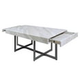 thumbnail image 4 of Furniture of America Vasket Contemporary Metal 3-Piece Coffee Table Set in Gray, 4 of 20