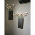 thumbnail image 4 of GRID FORTE Hanging Vase Wood Wall Planter for Greenery and Dried Flowers, Set of 2, 4 of 6