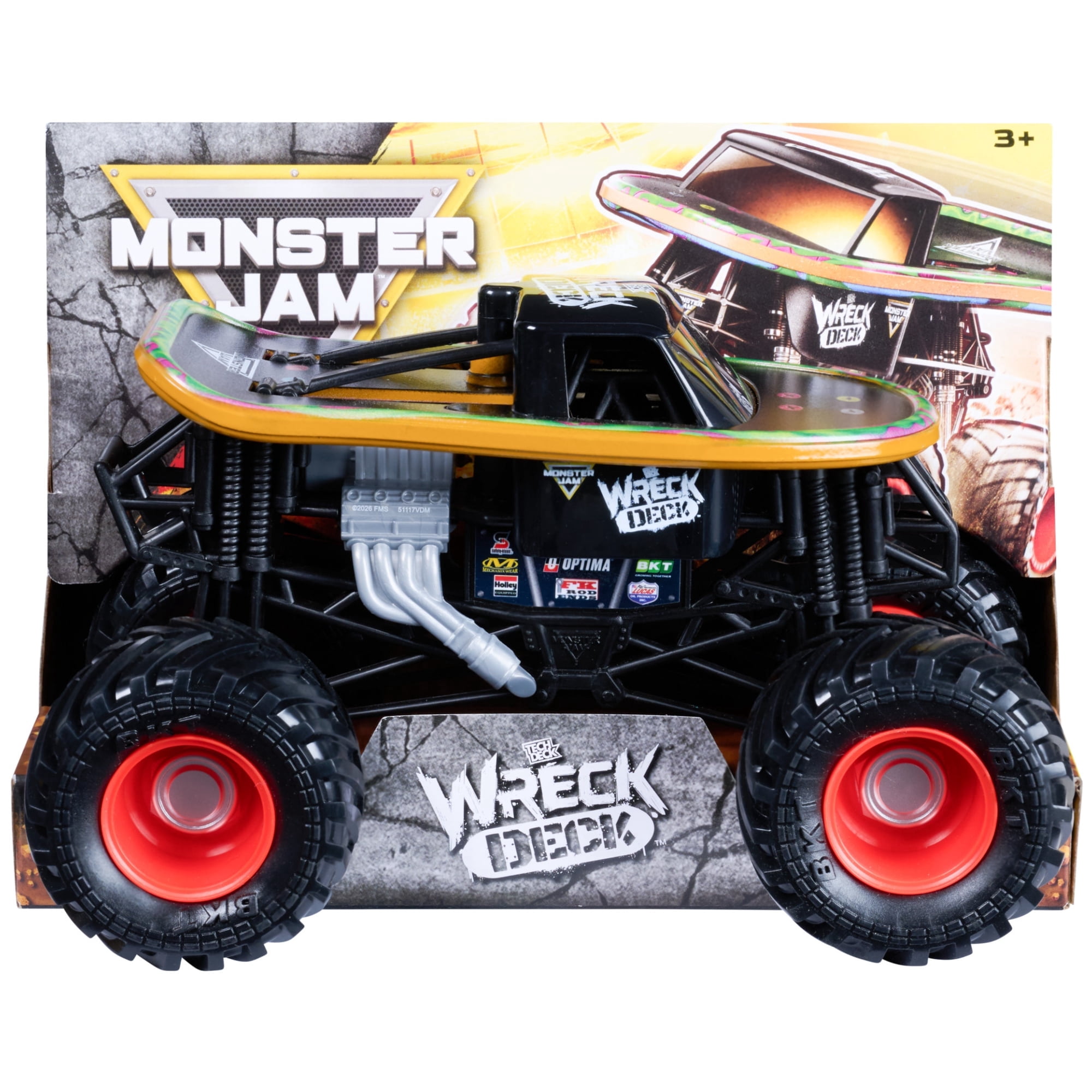 Monster Jam, Official 1:64 Scale Die-Cast Monster Trucks 12-Pack