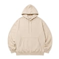 thumbnail image 2 of Men Solid Pullover Hoodie Basic Plain Hooded Sweatshirt with Drawstring Hood & Front Kangaroo Pocket M, 2 of 6