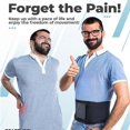 thumbnail image 5 of Back Support Belt - Immediate Relief from Back Pain, Sciatica, Herniated Disc - Breathable Brace With Lumbar Pad - Lower Backbrace For Home & Lifting, 5 of 5