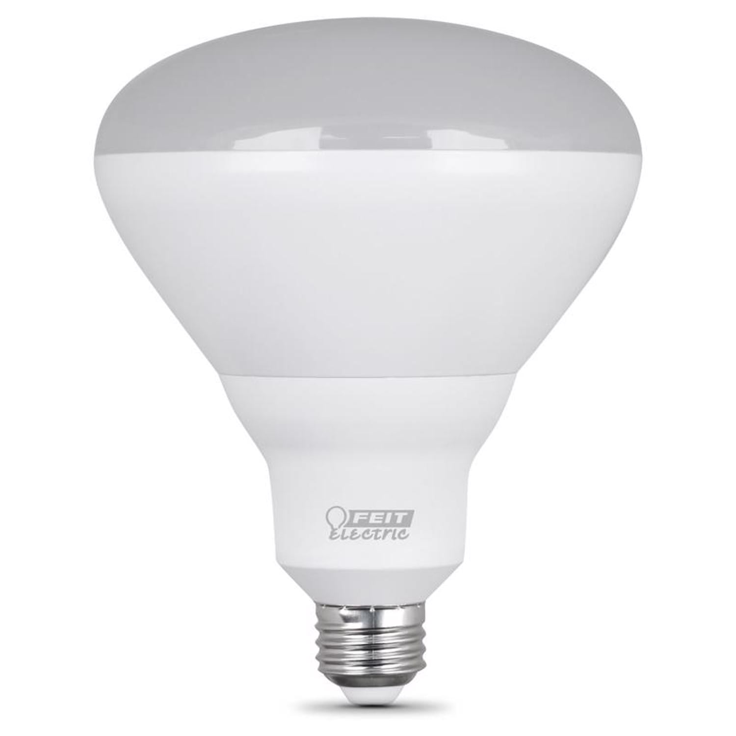 Feit Enhance 9.4-Watt (65-Watt Equivalent) BR40 LED Bulb Daylight (5000 K) E26 (Medium Base) 2 Pack