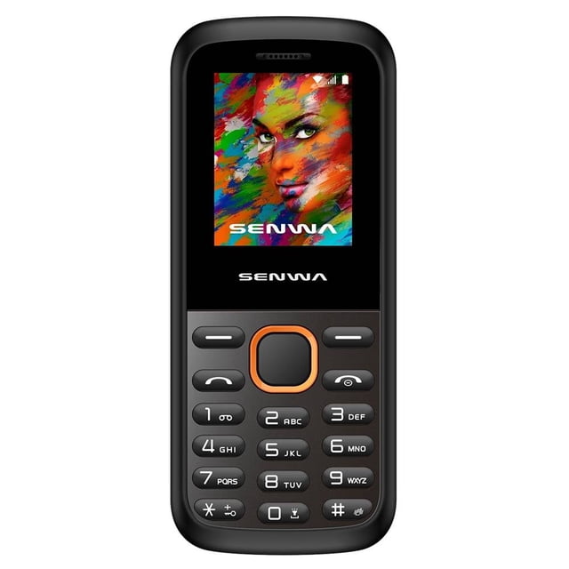 Smartphone Senwa Senwa S319 128 MB Negro con Naranja Telcel