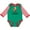 Green and Red, variant on Inktastic Beware of My Cuteness Cute Red Panda Boys or Girls Long Sleeve Baby Bodysuit