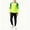 Green-A, variant on Kids Soccer Goalie Tracksuit, Color Block Striped Long Sleeve Breathable Top Shock Absorbing Knee Padded Pants 2 Piece Training Uniform for Big Boys Black