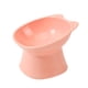 thumbnail image 3 of Cuencos elevados para gatos, plato de comida para gatos, apto para bigotes, cuenco de agua y comida para gatos, menos vómitos para gatos pequeños, Rosa, 3 of 9